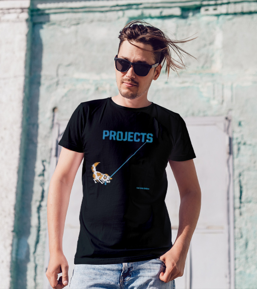 Projects I've Come Undone Weezer Dog T-Shirt