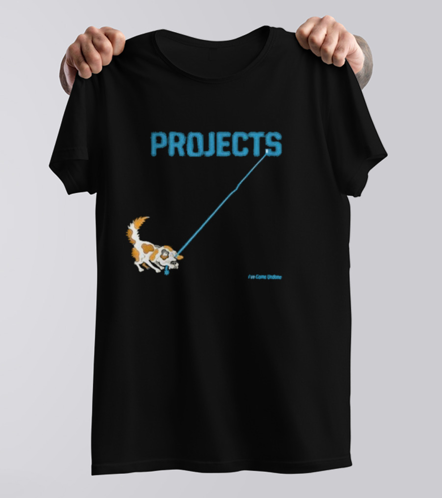 Projects I've Come Undone Weezer Dog T-Shirt