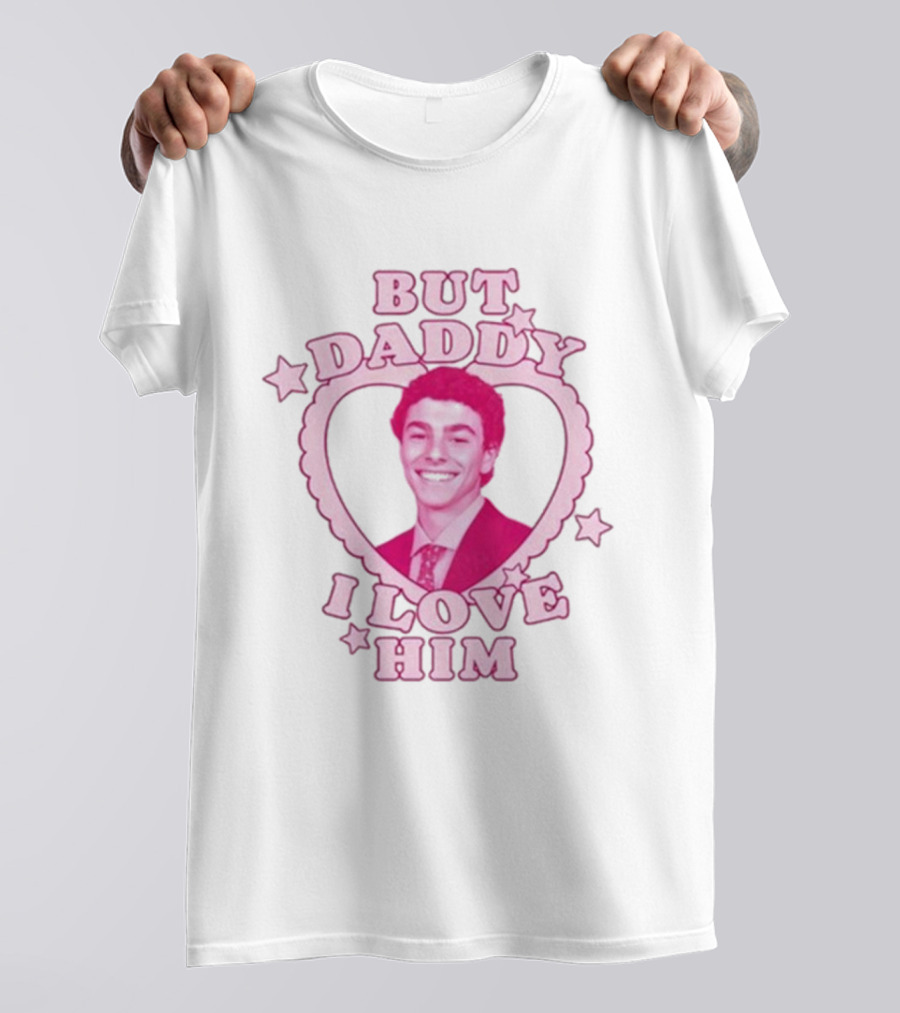 But Daddy I Love Him Luigi Mangione Heart Frame T-Shirt