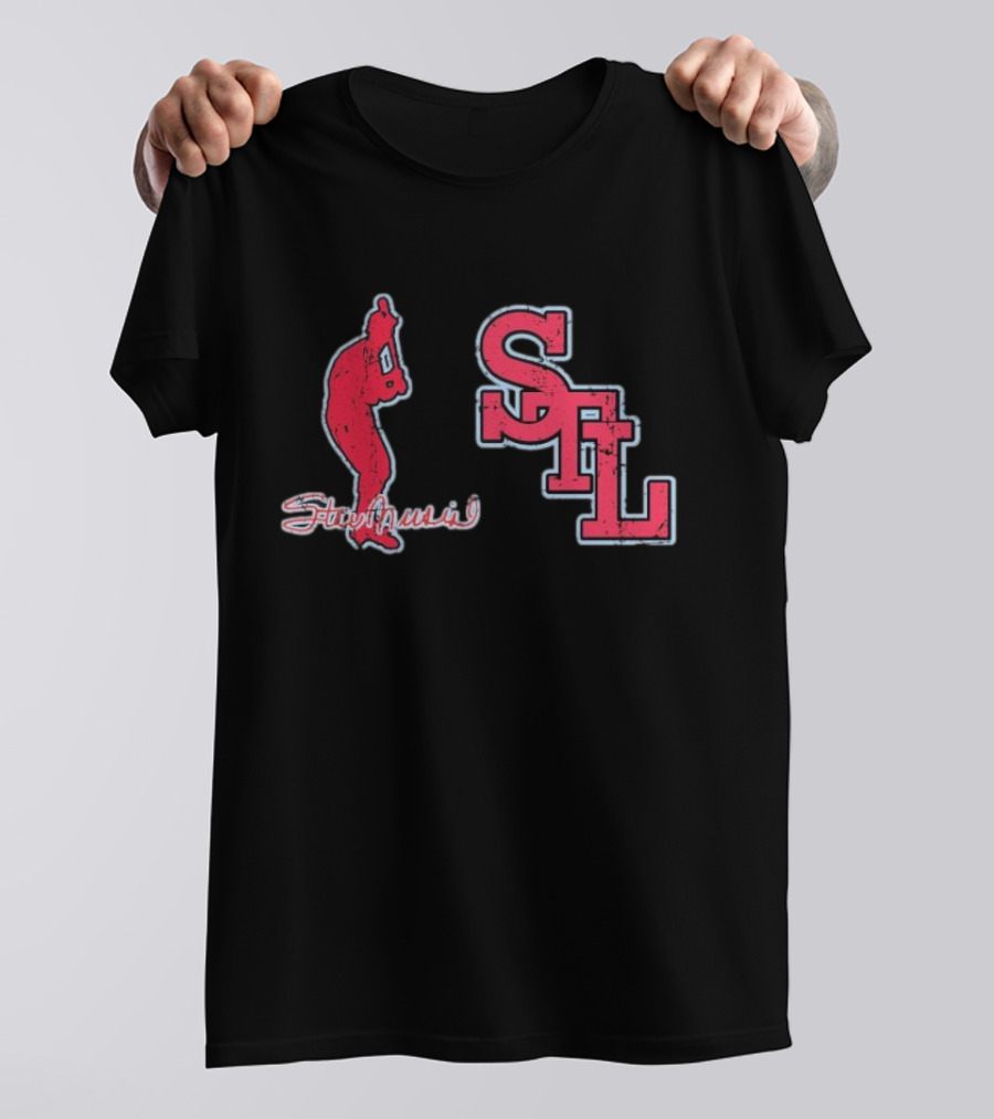 Stan Musial STL Stance Slab T-Shirt