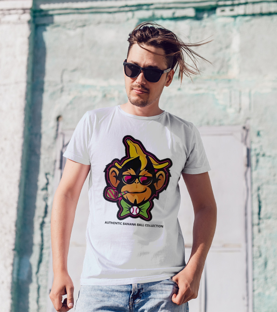 Party Animals Banana Ball Collection With Sunglasses And Pipe T-Shirt