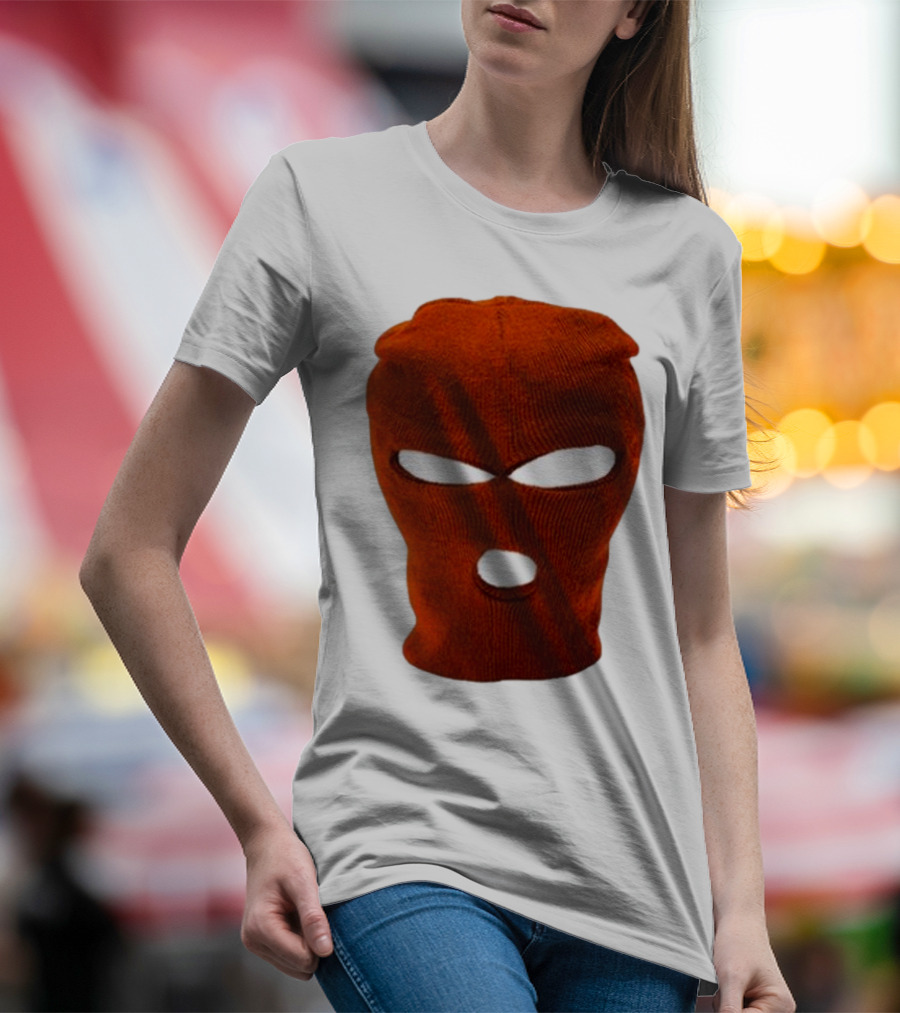 Nobigdyl Rob Hell Red Ski Mask T-Shirt