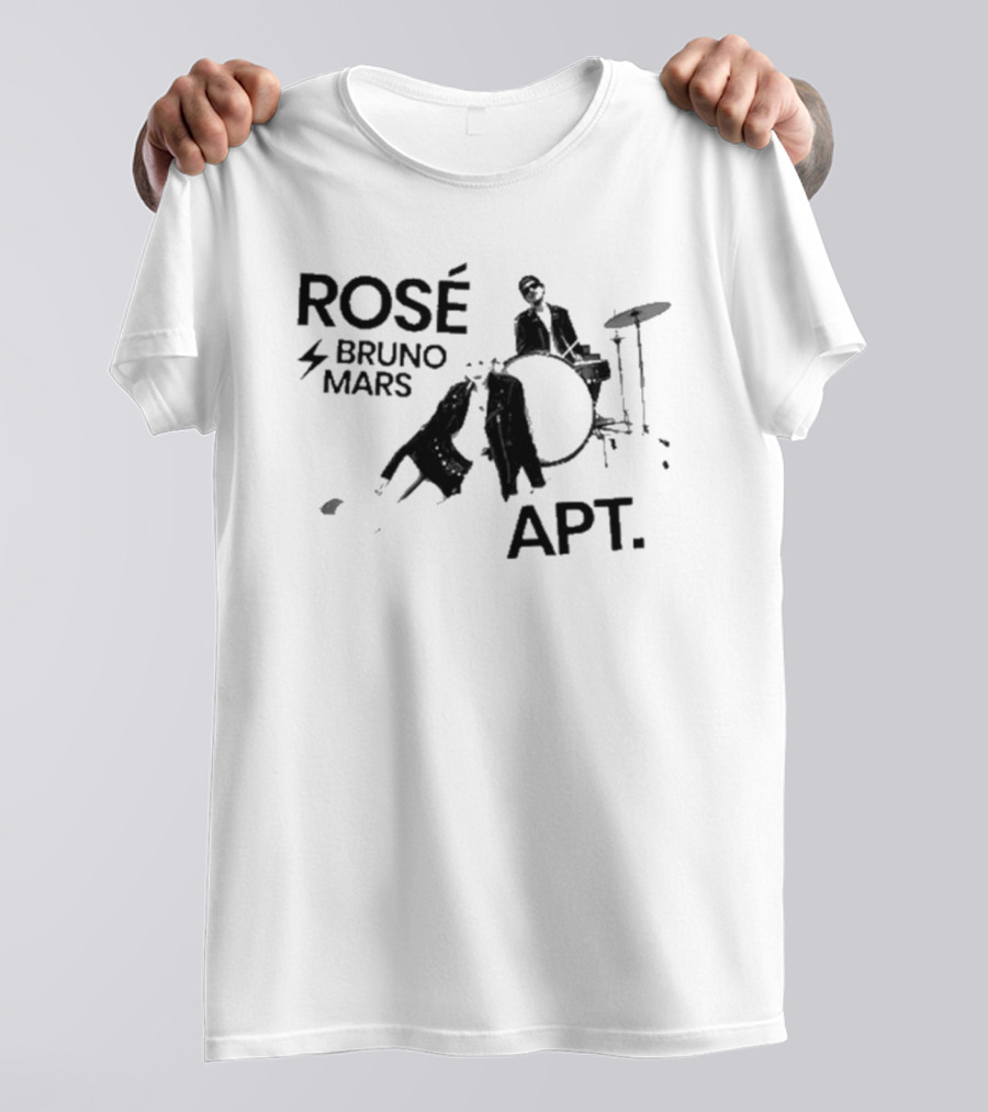 ROSÉ BRUNO MARS APT. Drummer Scene T-Shirt