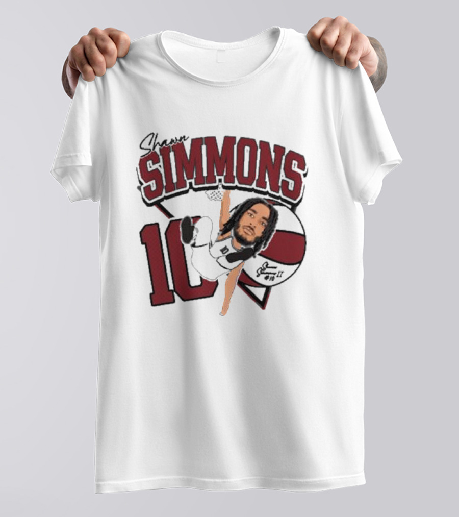 Shawn Simmons Dunking Basketball Number 10 St Joe’s Forward T-Shirt