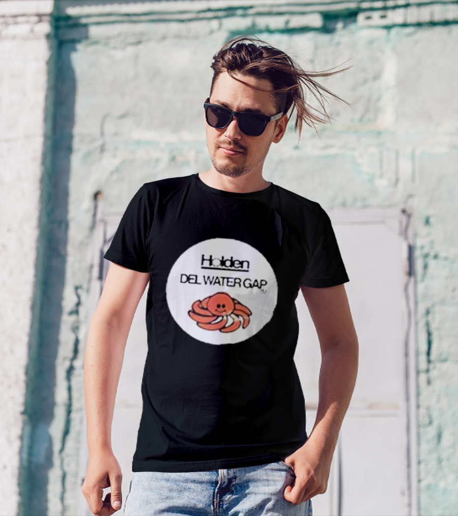 Holden Del Water Gap Octopus Fruit Sticker T-Shirt