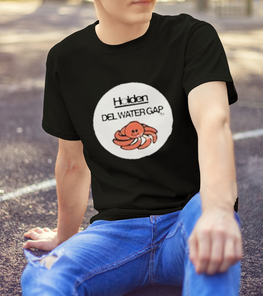 Holden Del Water Gap Octopus Fruit Sticker T-Shirt