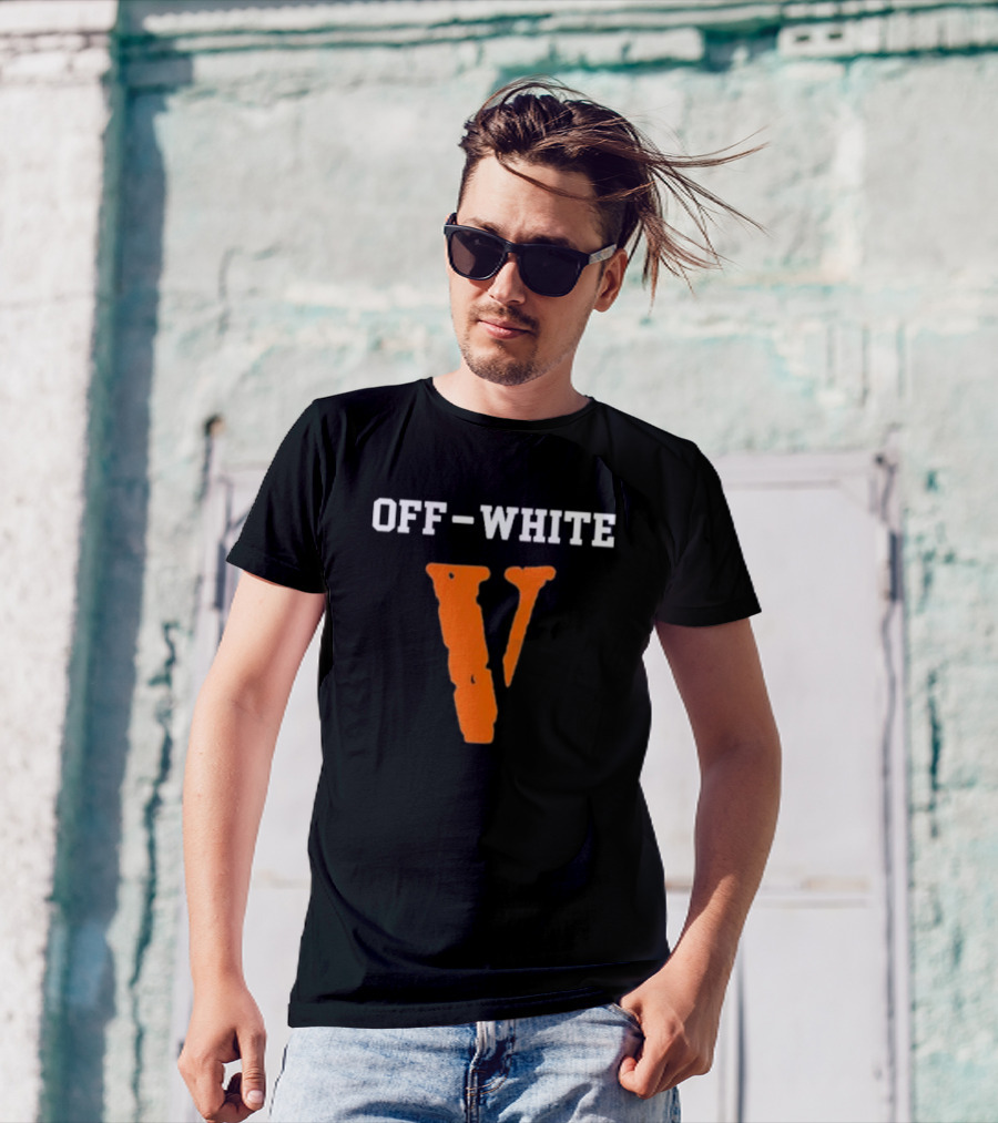 OFF-WHITE Vlone V Orange T-Shirt