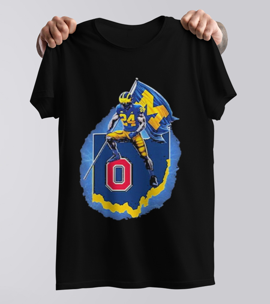 Michigan Victory Over Ohio Four Consecutive Wins Football Rivalry T-Shirt
