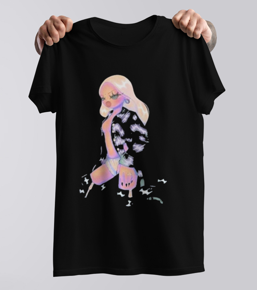 Rhea Raj Hunter Animated Pastel Fashion T-Shirt