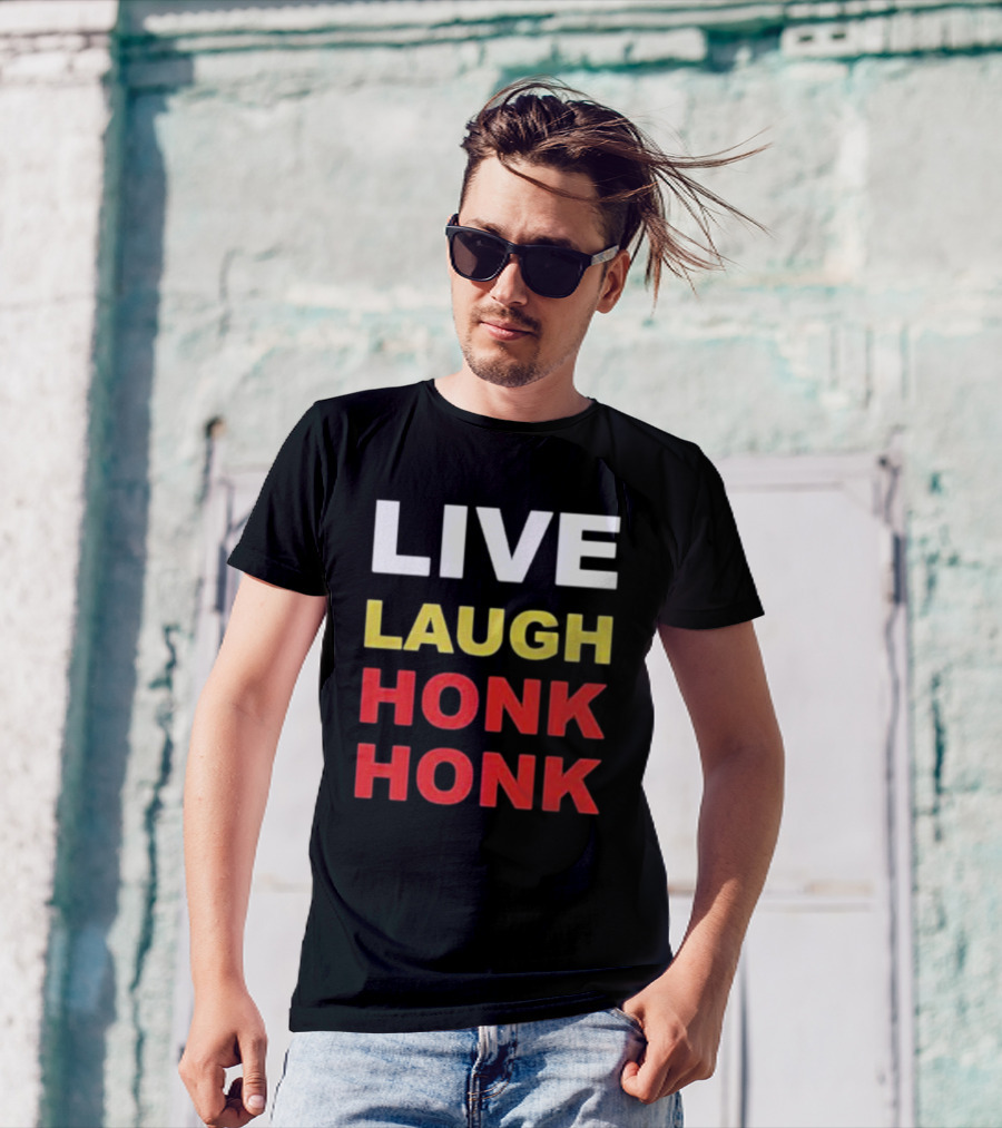 Tank Ledger Live Laugh Honk Honk Funny Clown Meme T-Shirt