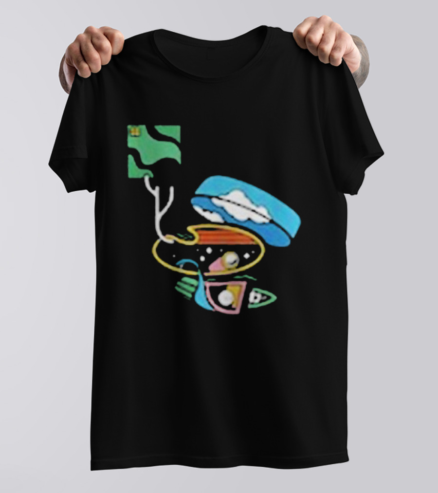 Check Your Vector Surreal Cosmic Voyage T-Shirt