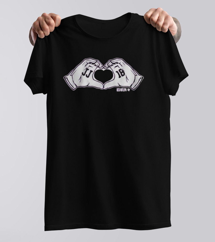 JJ 18 Heart Hands NFLPA T-Shirt