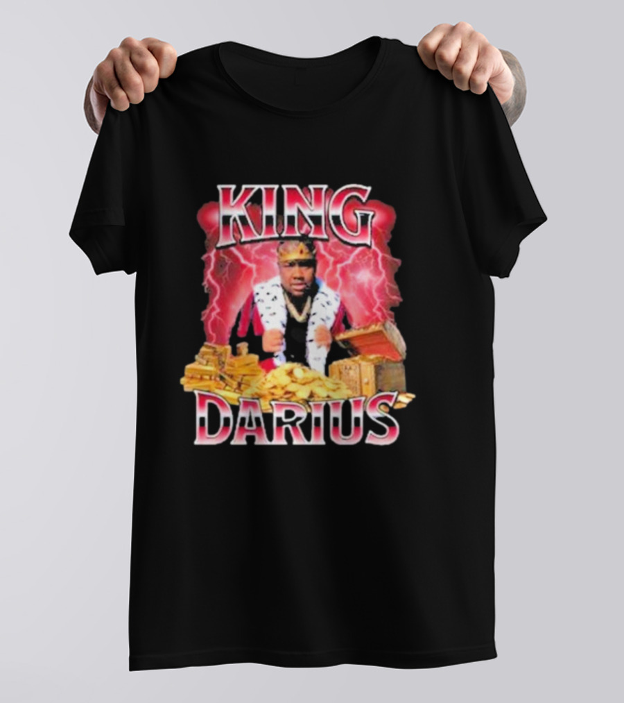 KING DARIUS GOLD TREASURE LIGHTNING T-Shirt
