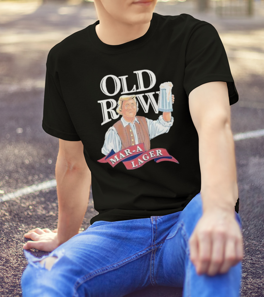Old Row Mar-A Lager Vintage Style Cheers Figure T-Shirt