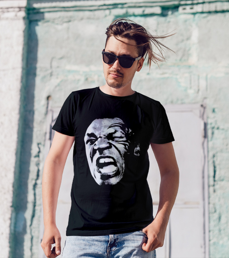 Lean And Mean Mike Tyson Expression Face T-Shirt