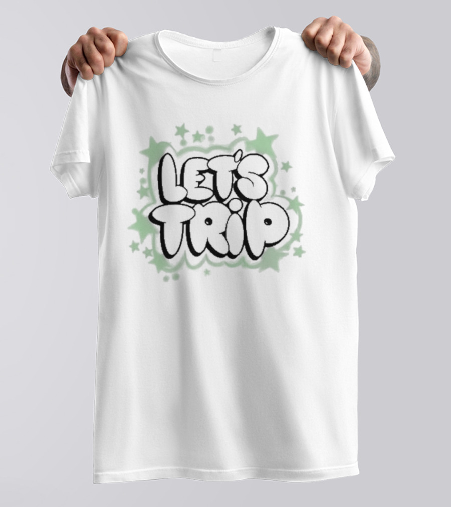 Sturniolo Clothing Let's Trip Airbrush Stars T-Shirt