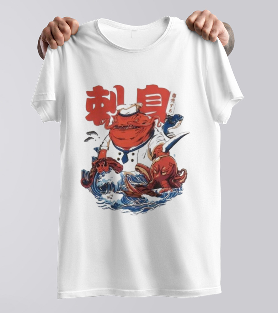 Tahm Kench Master Chef Sashimi Cooking Octopus T-Shirt