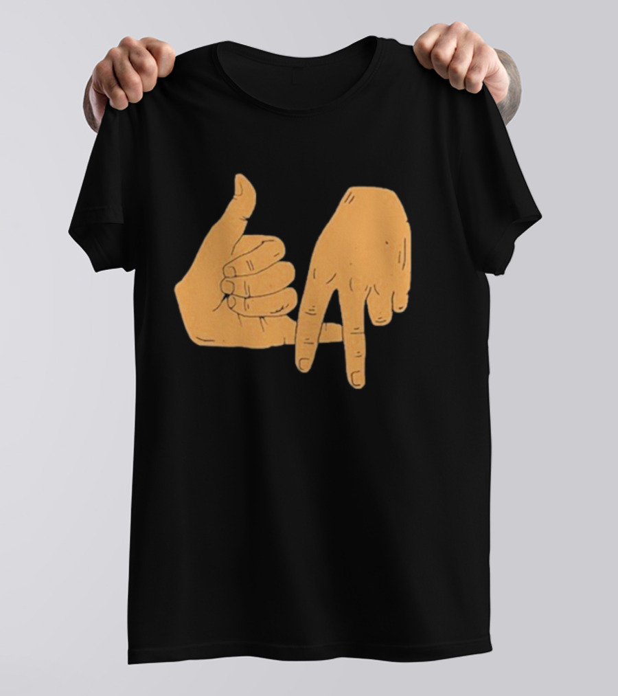 Dirty Coast Los Angeles Hand Gesture T-Shirt