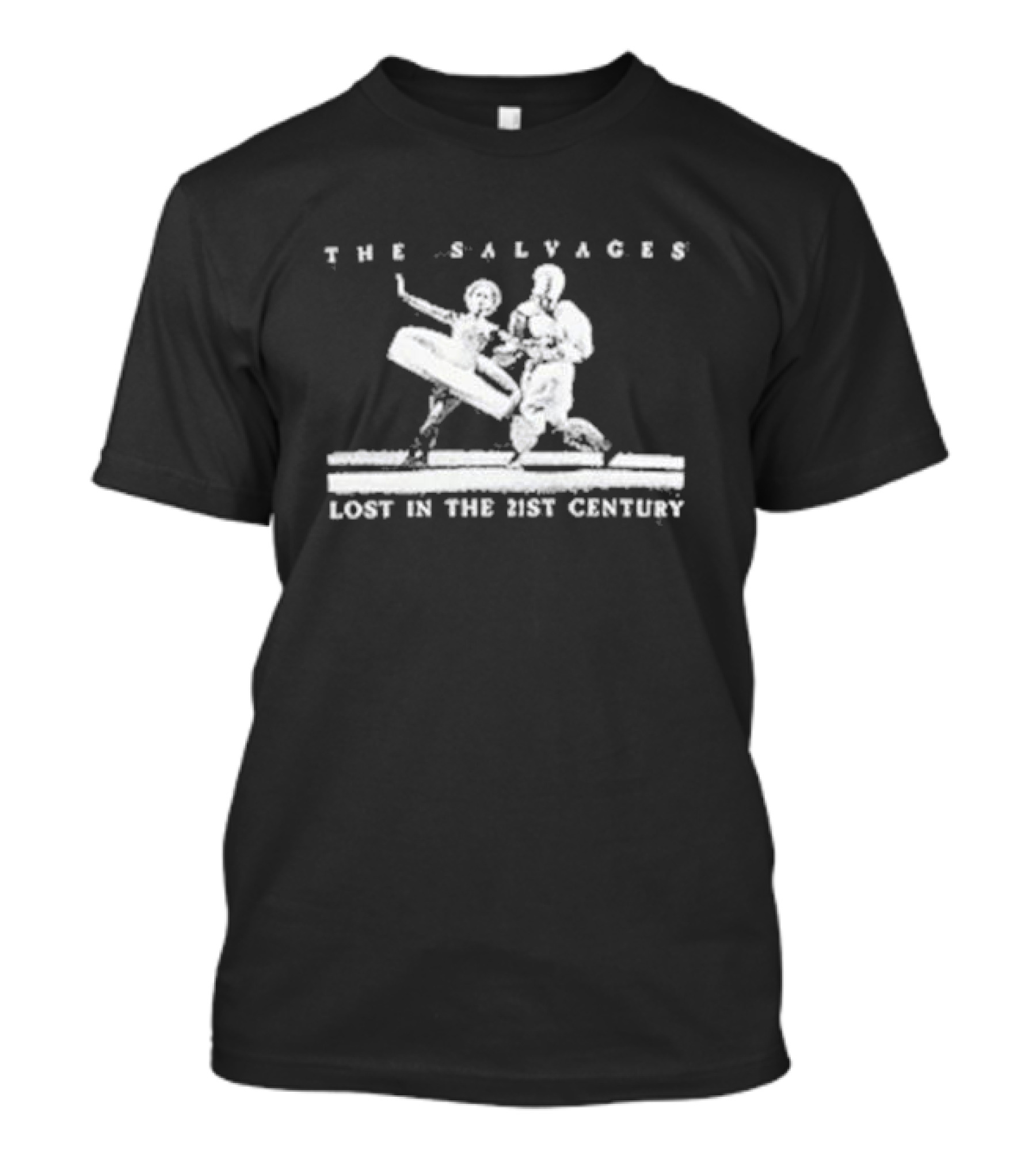 The Salvages Lost In The 21st Century Iconic Robot And Diver Scene T-Shirt
