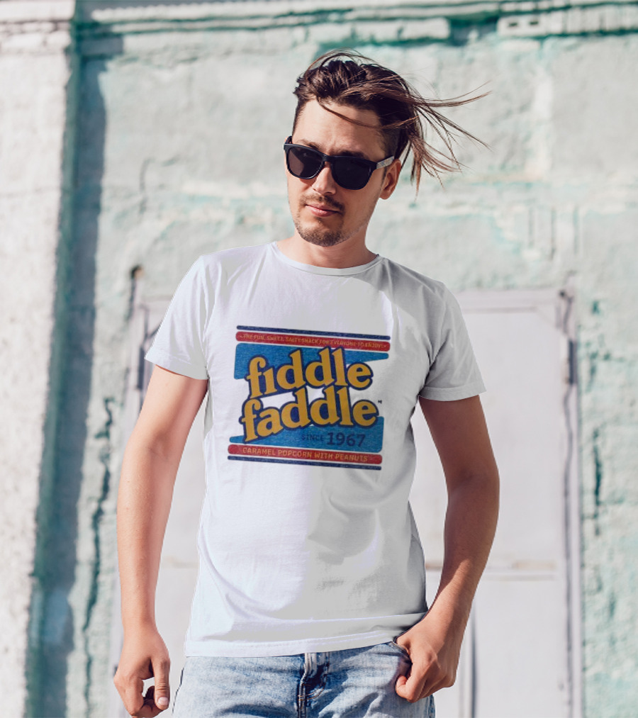 Fiddle Faddle Caramel Popcorn With Peanuts Since 1967 T-Shirt