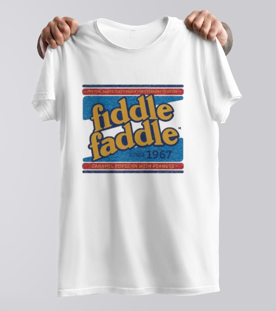 Fiddle Faddle Caramel Popcorn With Peanuts Since 1967 T-Shirt