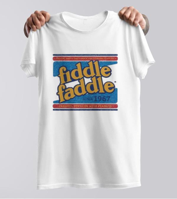 Fiddle Faddle Caramel Popcorn With Peanuts Since 1967 T-Shirt