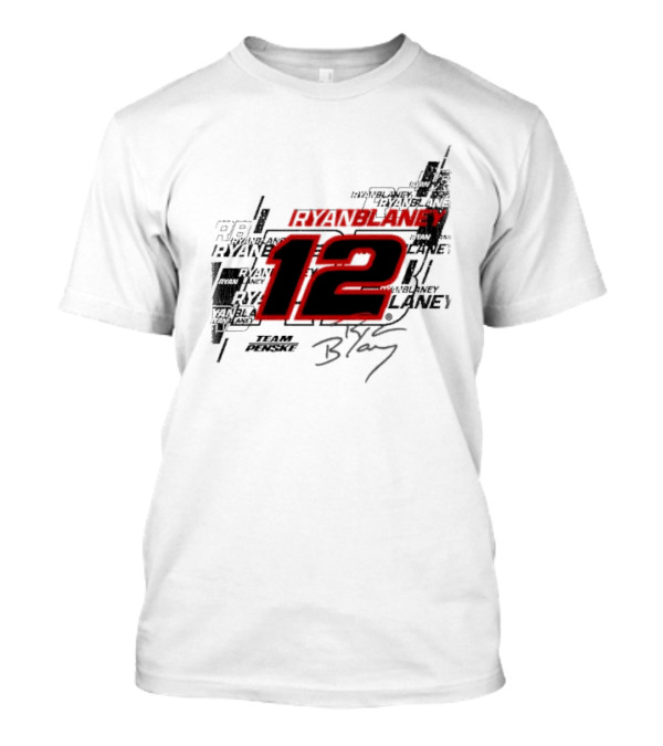 Ryan Blaney 12 Team Penske Signature Racing T-Shirt