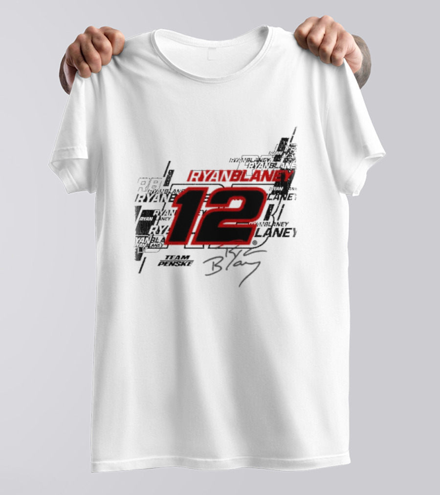 Ryan Blaney 12 Team Penske Signature Racing T-Shirt