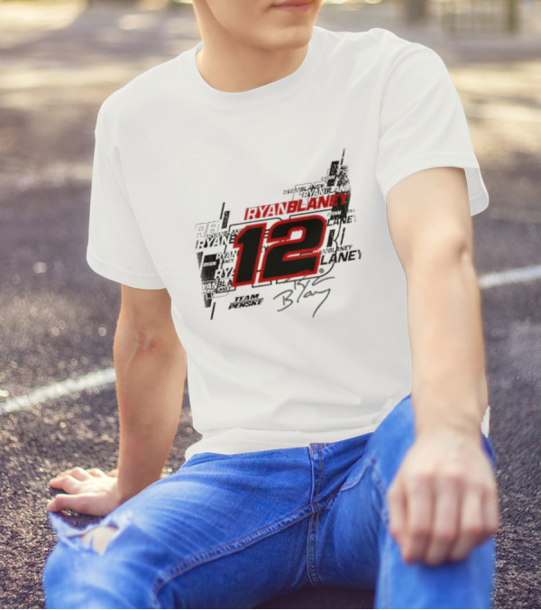 Ryan Blaney 12 Team Penske Signature Racing T-Shirt