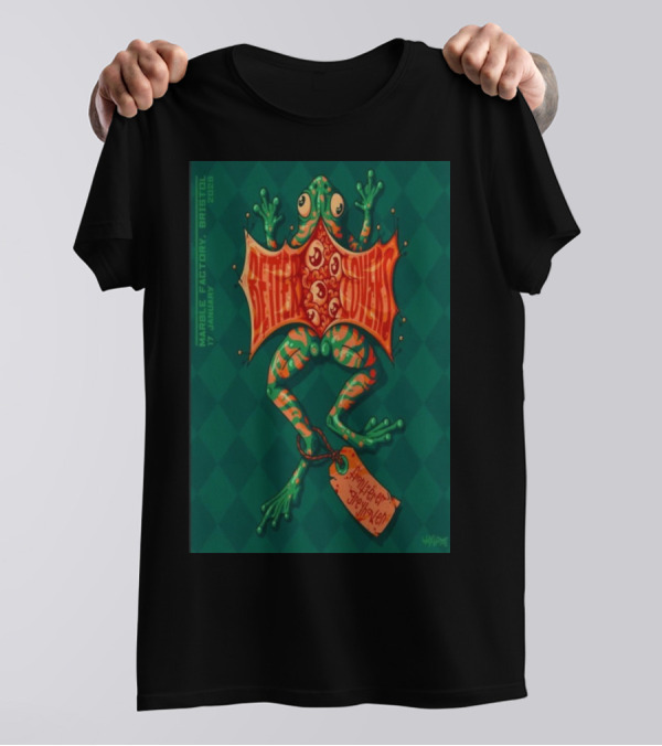 Better Lovers Marble Factory Bristol UK January 17 2025 Frog T-Shirt