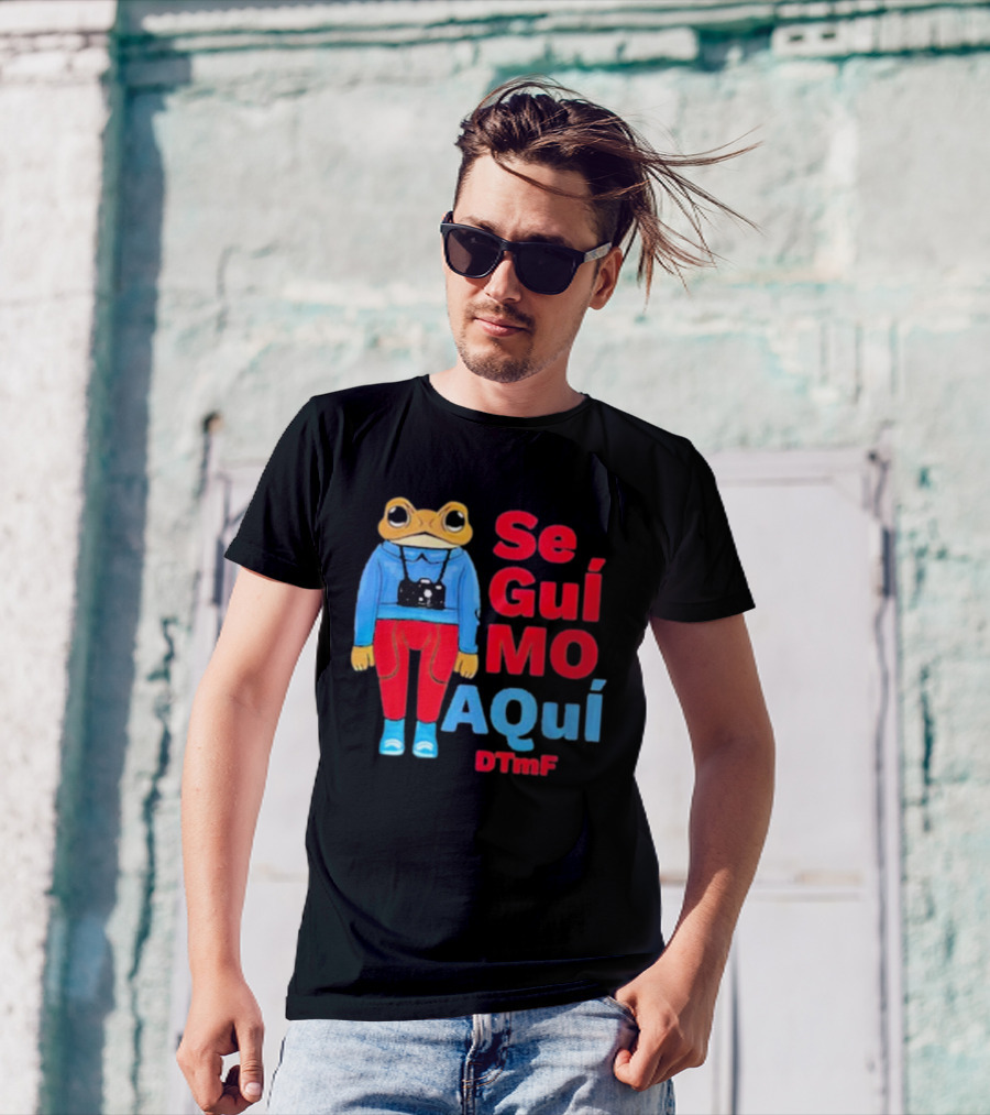 Se Guí Mo Aquí DTMF Frog With Camera T-Shirt