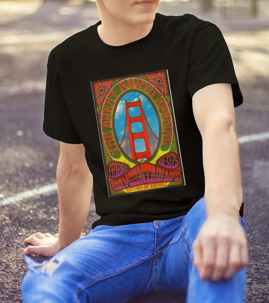 The Great North Special San Francisco Bottom Of The Hill Featuring Moontraps January 31 2025 T-Shirt