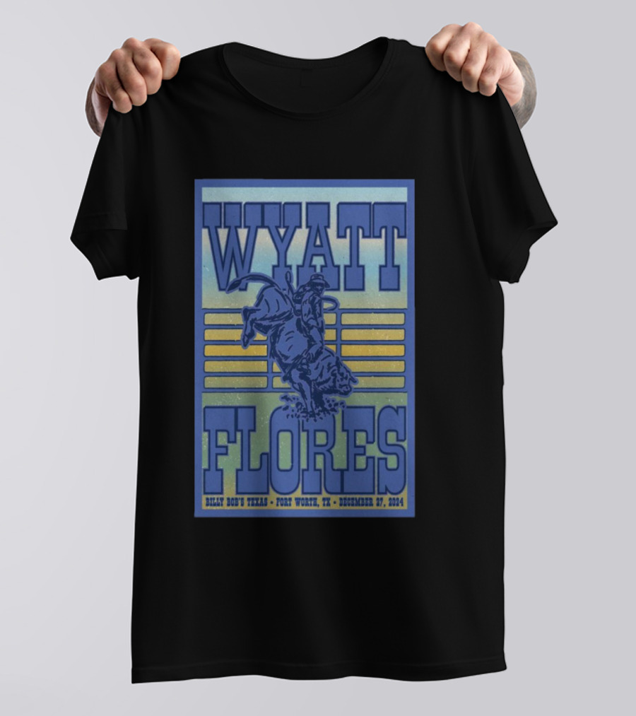 Wyatt Flores December 27 2024 Billy Bob’s Texas Fort Worth Rodeo T-Shirt