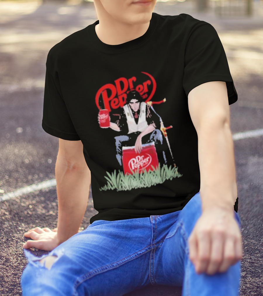 Viktor Season 2 Dr Pepper Warrior Sitting On Dr Pepper Crate T-Shirt