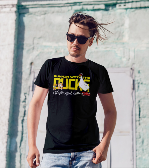 Runnin With The Ducks Brayton Brad Willie Racing Goose Bread T-Shirt