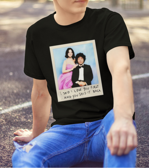 Selena Gomez I Said I Love You First And You Said It Back Polaroid Photo T-Shirt