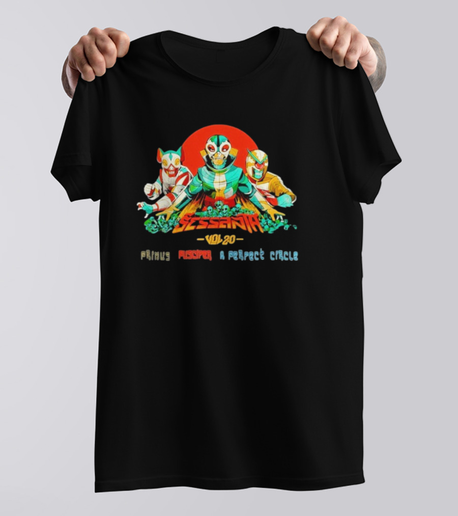 Sessanta Vol 2.0 Primus Puscifer A Perfect Circle May 6 2025 Hollywood FL T-Shirt