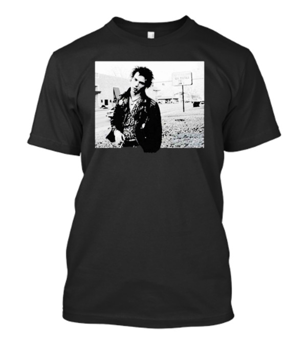 Sex Pistols Babylon Sid Vicious Street Scene Retro Punk Style T-Shirt