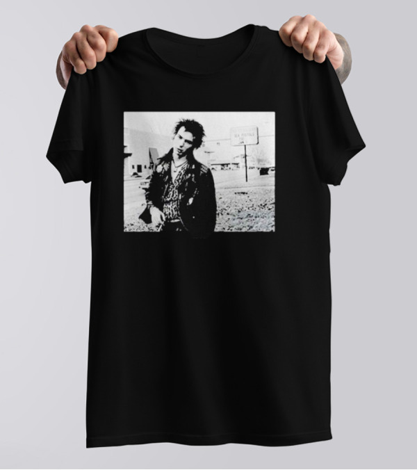 Sex Pistols Babylon Sid Vicious Street Scene Retro Punk Style T-Shirt