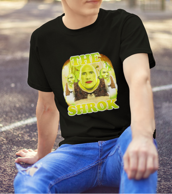 THE SHROK Shrek Parody Featuring Iconic Imagery T-Shirt
