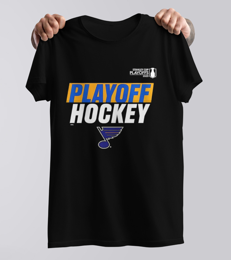 St. Louis Blues Playoff Hockey 2025 Stanley Cup Playoffs NHL T-Shirt