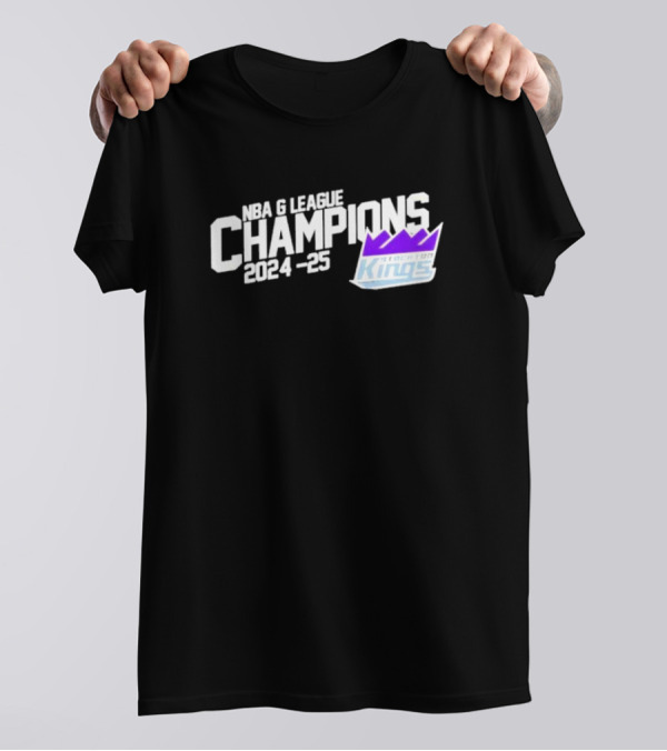 Stockton Kings NBA G League Champions 2024-25 T-Shirt
