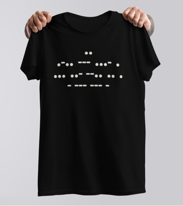 >Suzie Toot I Love Suzie Toot Morse Code Dark Mode T-Shirt
