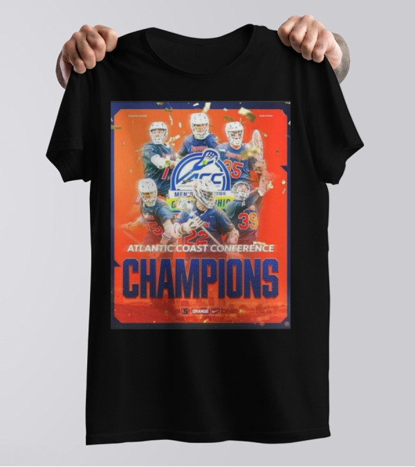 Syracuse Orange Men’s Lacrosse Atlantic Coast Conference Champions 2025 T-Shirt
