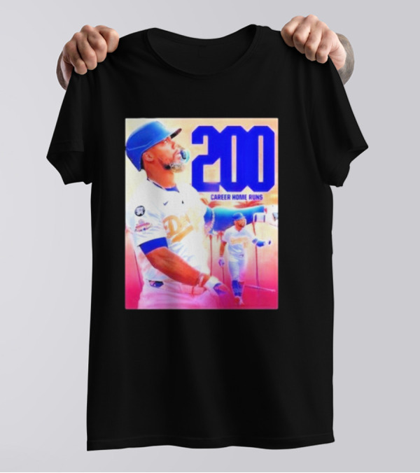 Los Angeles Dodgers Teoscar Hernandez 200 Career Home Runs T-Shirt