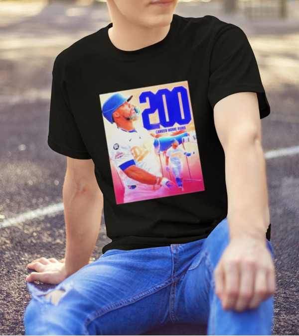 Los Angeles Dodgers Teoscar Hernandez 200 Career Home Runs T-Shirt