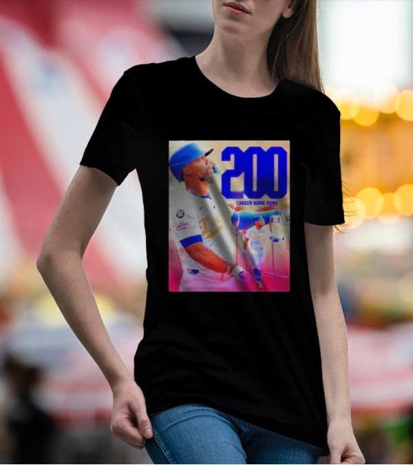 Los Angeles Dodgers Teoscar Hernandez 200 Career Home Runs T-Shirt