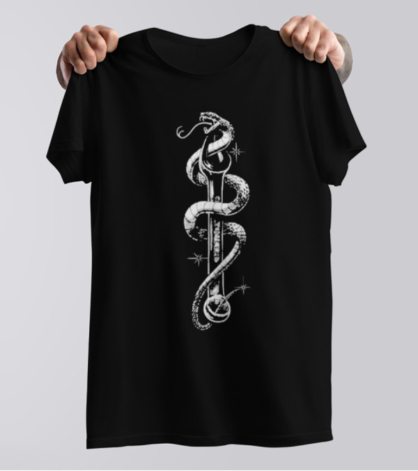 Aston Martin Aramco F1 Dom Dolla Snake Sword Collaboration T-Shirt