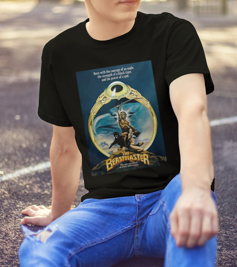 Born With The Courage Of An Eagle The Beastmaster Epic Adventure T-Shirt