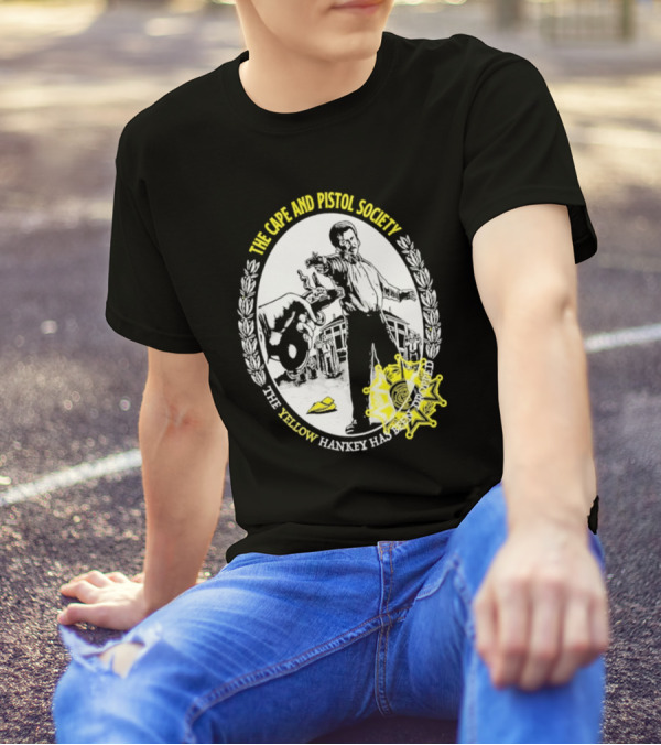 The Righteous Gemstones The Cape And Pistol Society Yellow Hankey Dropped Duelling T-Shirt